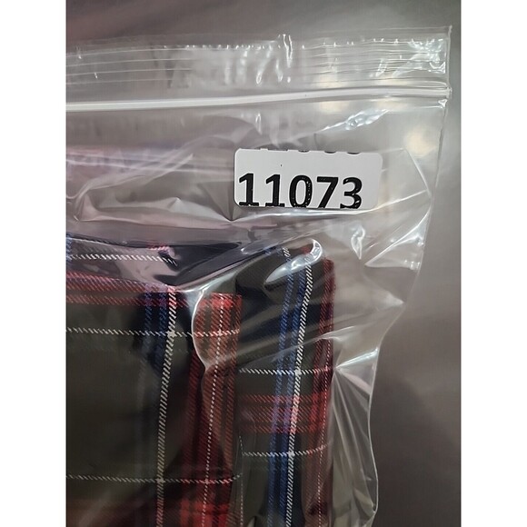 Talbots Hampshire Ankle Pants Womens 4 Merry Tartan Plaid Wool Blend Stretch - Picture 10 of 10